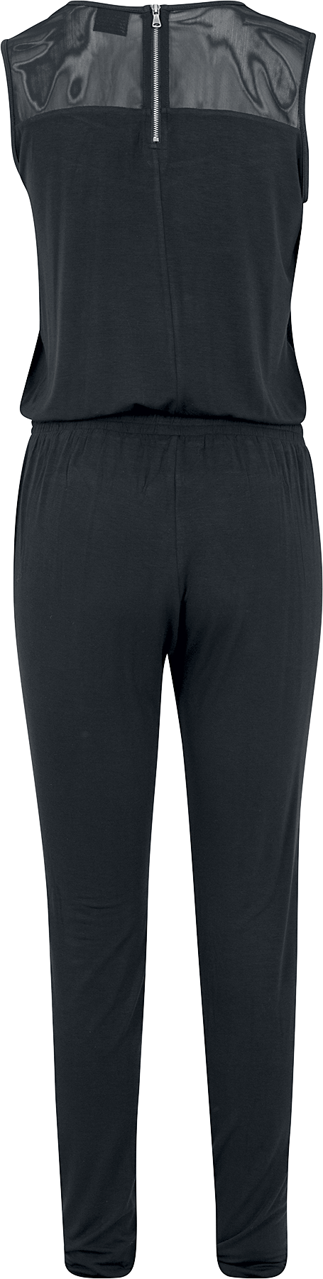 Salopette  de Urban Classics - Combinaison Tech Mesh Femme - XS à 5XL - pour Femme - noir - Urban Classics - View 2