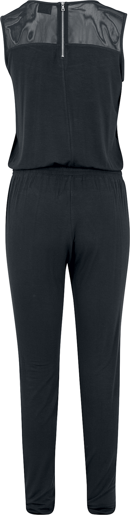 Salopette  de Urban Classics - Combinaison Tech Mesh Femme - XS à 5XL - pour Femme - noir - Urban Classics - View 2