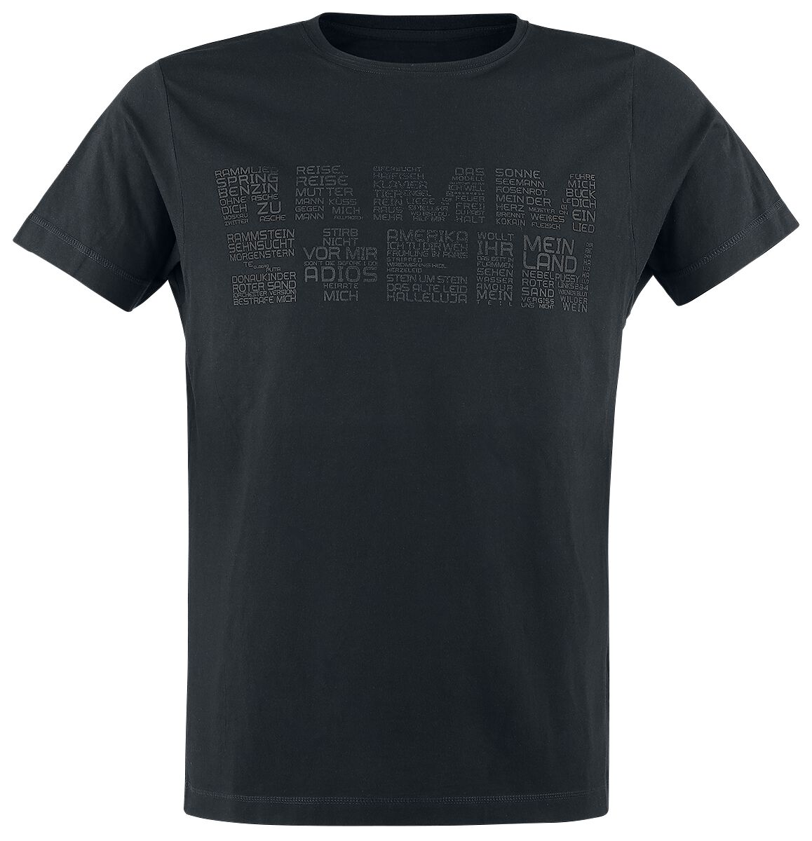 T-Shirt Manches courtes  de Rammstein - Werk - S à 3XL - pour Homme - noir - Rammstein