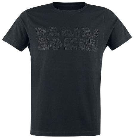T-Shirt Manches courtes  de Rammstein - Werk - S à 3XL - pour Homme - noir - Rammstein
