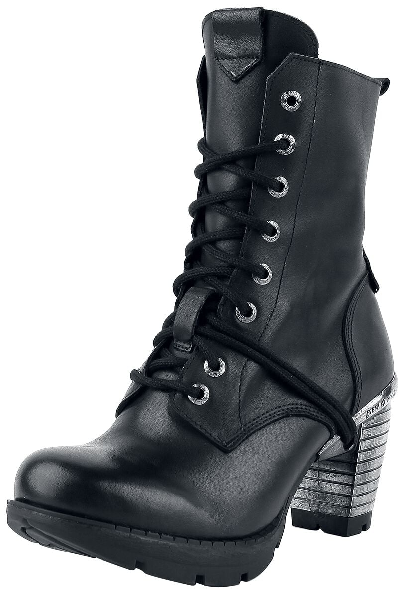 Bottes Gothic de New Rock - Trail Negro Tacon Acero - EU36 à EU43 - pour Femme - noir - New Rock