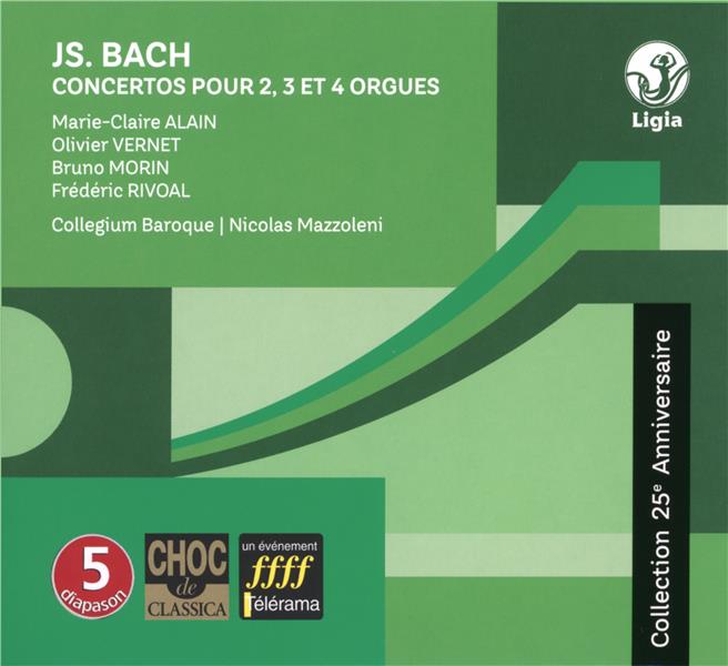 Concertos pour 2, 3 et 4 orgues - Front Cover