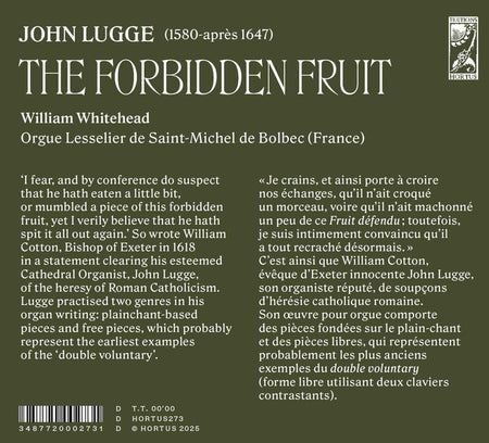 Lugge, John : The Forbidden Fruit - Front Cover