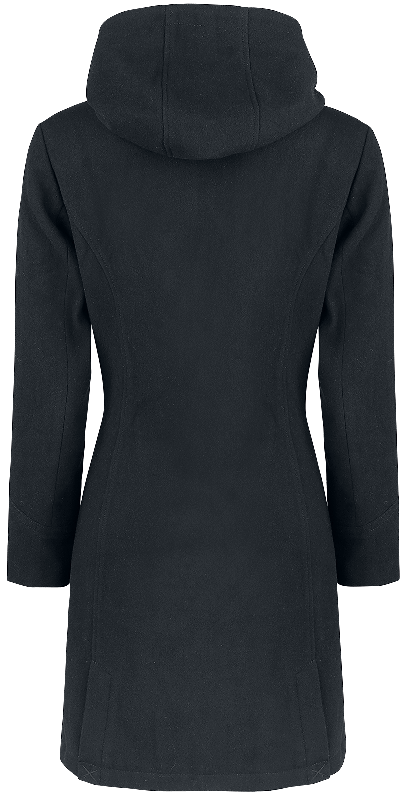 Manteau en laine  de Brandit - Long Dufflecoat - XS à XXL - pour Femme - noir - Brandit - View 2