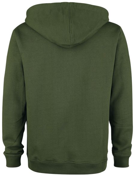 Sweat-shirt zippé à capuche  de Black Premium by EMP - Mask Of Sanity - S à 5XL - pour Homme - olive - Black Premium by EMP - View 2