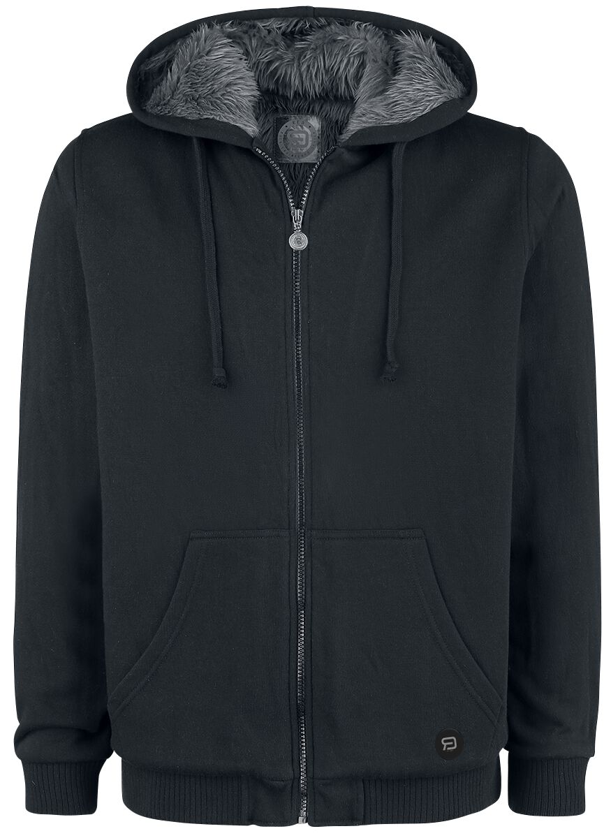 Sweat-shirt zippé à capuche  de RED by EMP - Is It Over Yet - M à 5XL - pour Homme - noir/bleu - RED by EMP