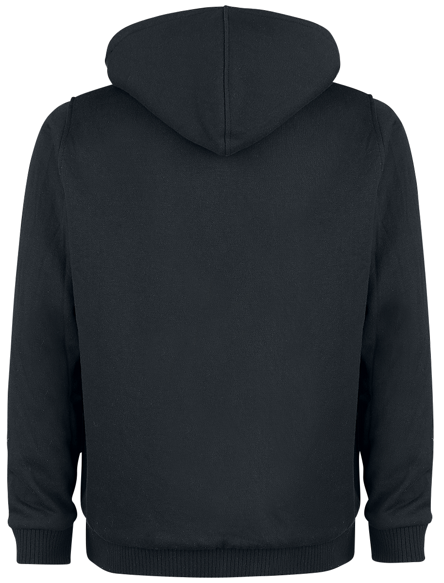 Sweat-shirt zippé à capuche  de RED by EMP - Is It Over Yet - M à 5XL - pour Homme - noir/bleu - RED by EMP - View 2