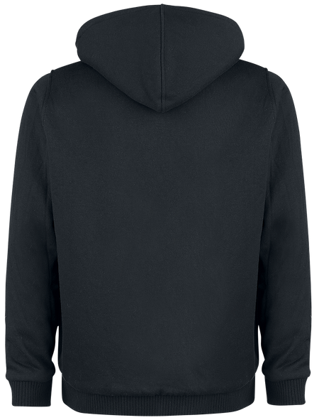 Sweat-shirt zippé à capuche  de RED by EMP - Is It Over Yet - M à 5XL - pour Homme - noir/bleu - RED by EMP - View 2