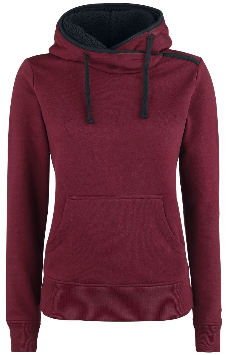 Sweat-shirt à capuche  de RED by EMP - No Bravery - XS à XXL - pour Femme - bordeaux - RED by EMP