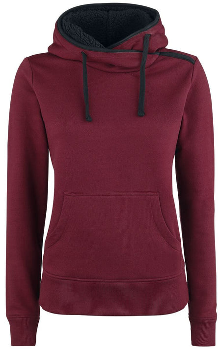 Sweat-shirt à capuche  de RED by EMP - No Bravery - XS à XXL - pour Femme - bordeaux - RED by EMP