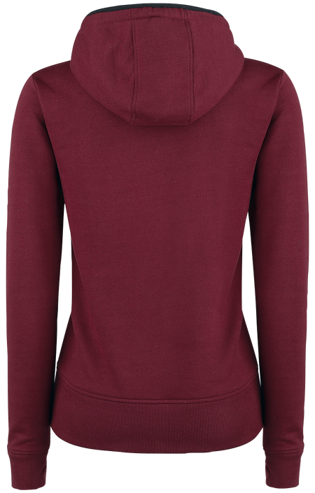 Sweat-shirt à capuche  de RED by EMP - No Bravery - XS à XXL - pour Femme - bordeaux - RED by EMP - View 2