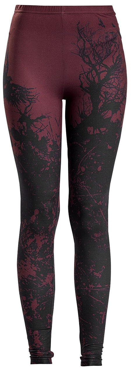 Legging  de Black Premium by EMP - Built For Comfort - S à 5XL - pour Femme - noir/rouge - Black Premium by EMP