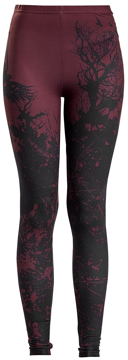 Legging  de Black Premium by EMP - Built For Comfort - S à 5XL - pour Femme - noir/rouge - Black Premium by EMP