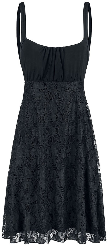 Robe mi-longue  de Black Premium by EMP - Alone In The Dark - S à 5XL - pour Femme - noir - Black Premium by EMP