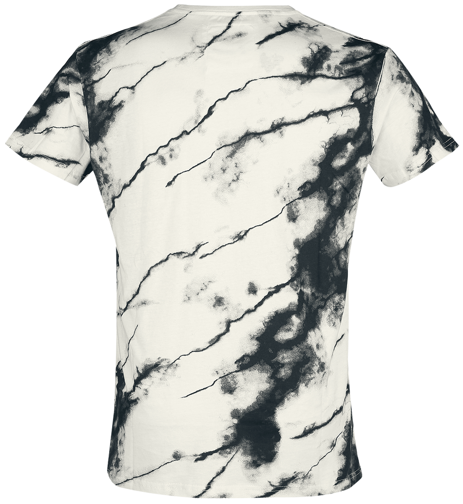 T-Shirt Manches courtes  de RED by EMP - Rebel Soul - S à 3XL - pour Homme - blanc/noir - RED by EMP - View 2