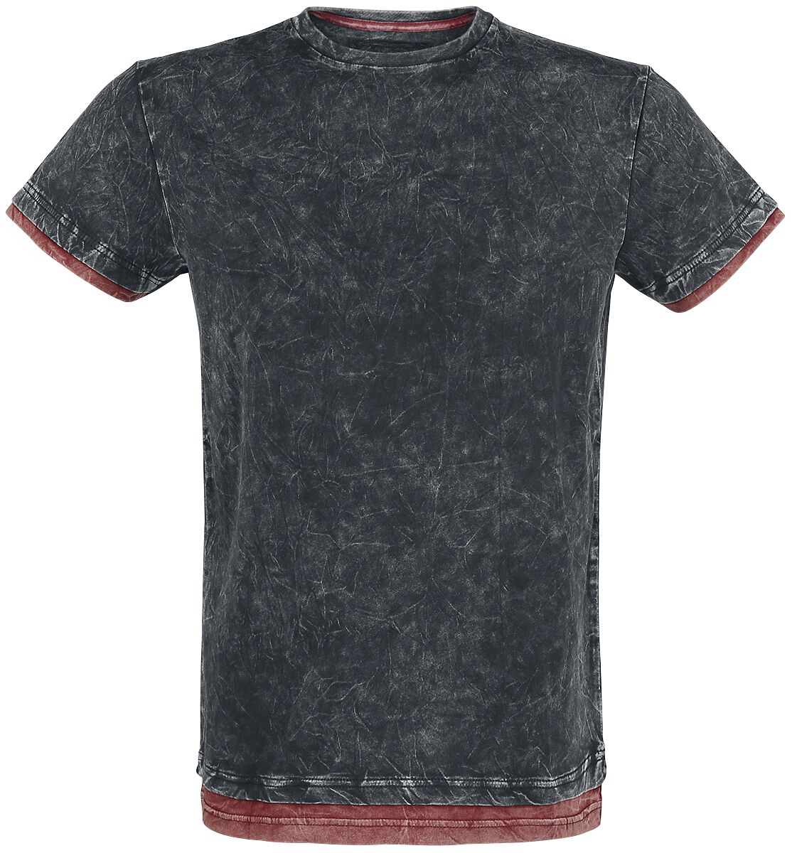 T-Shirt Manches courtes  de RED by EMP - Don't Tell Me You're Lonely - S à 5XL - pour Homme - gris foncé - RED by EMP