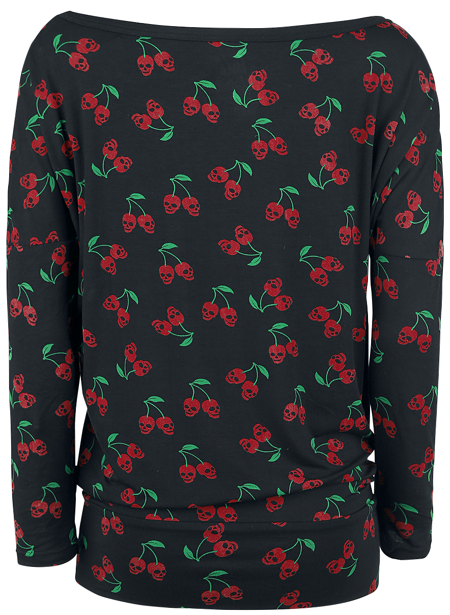 T-shirt manches longues  de Rock Rebel by EMP - Fast And Loose - S à 5XL - pour Femme - noir - Rock Rebel by EMP - View 2