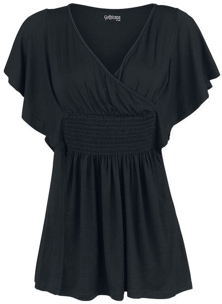 T-Shirt Manches courtes Gothic de Gothicana by EMP - Princess Of The Night - S à 5XL - pour Femme - noir - Gothicana by EMP