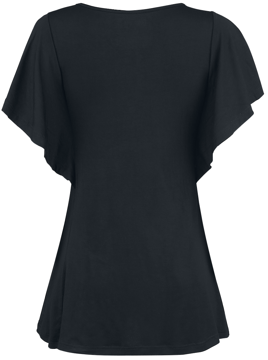 T-Shirt Manches courtes Gothic de Gothicana by EMP - Princess Of The Night - S à 5XL - pour Femme - noir - Gothicana by EMP - View 2