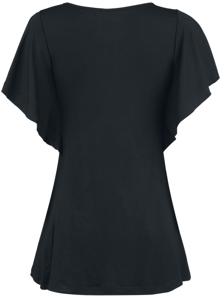 T-Shirt Manches courtes Gothic de Gothicana by EMP - Princess Of The Night - S à 5XL - pour Femme - noir - Gothicana by EMP - View 2
