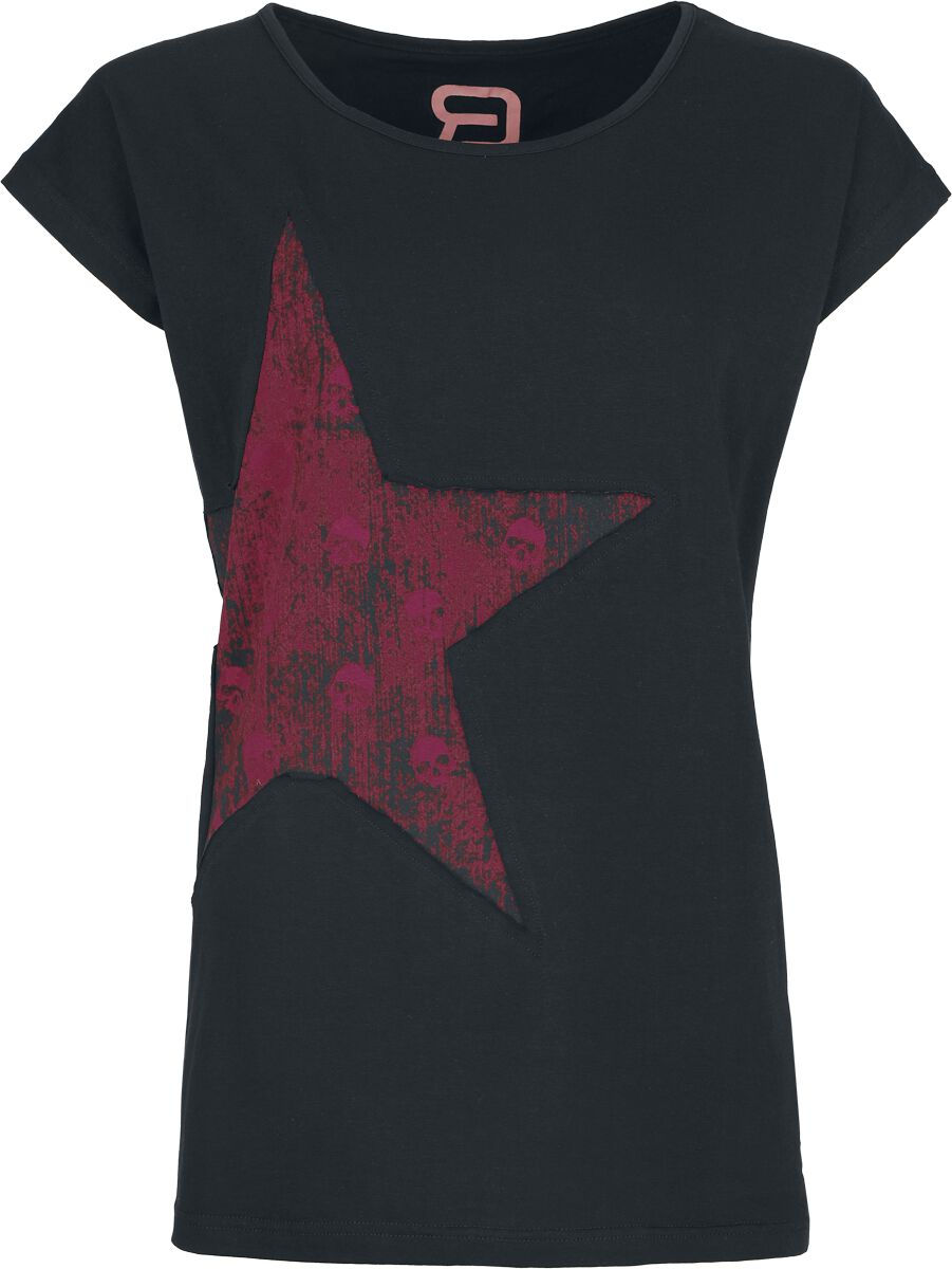 T-Shirt Manches courtes  de RED by EMP - Keep Me Going - S à 5XL - pour Femme - noir - RED by EMP