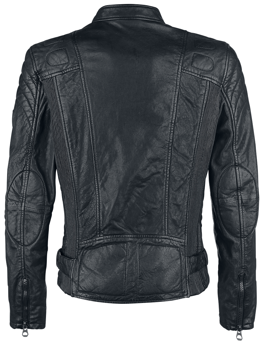 Veste en cuir  de Mauritius - Highway 2 Slim Fit LAGIV - S à 5XL - pour Homme - noir - Mauritius - View 2