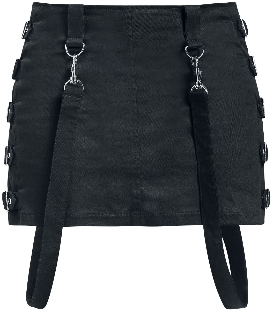 Jupe courte Gothic de Gothicana by EMP - The Betrayal - S à 3XL - pour Femme - noir - Gothicana by EMP