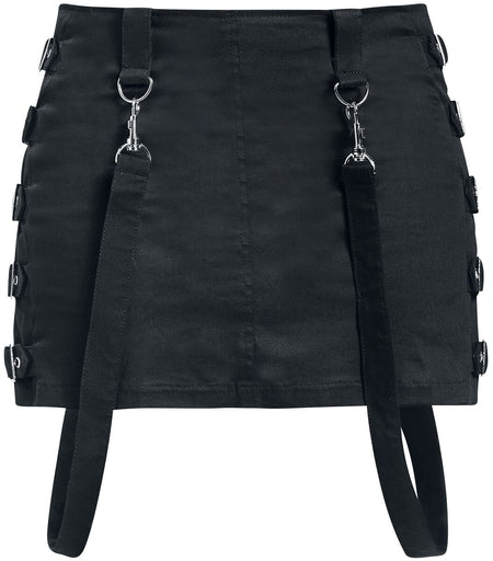 Jupe courte Gothic de Gothicana by EMP - The Betrayal - S à 3XL - pour Femme - noir - Gothicana by EMP