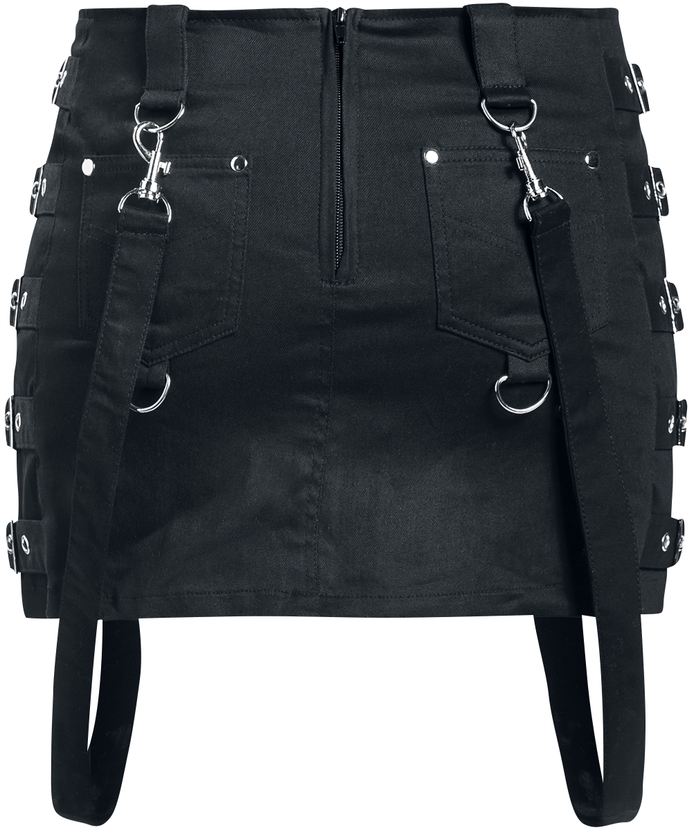 Jupe courte Gothic de Gothicana by EMP - The Betrayal - S à 3XL - pour Femme - noir - Gothicana by EMP - View 2