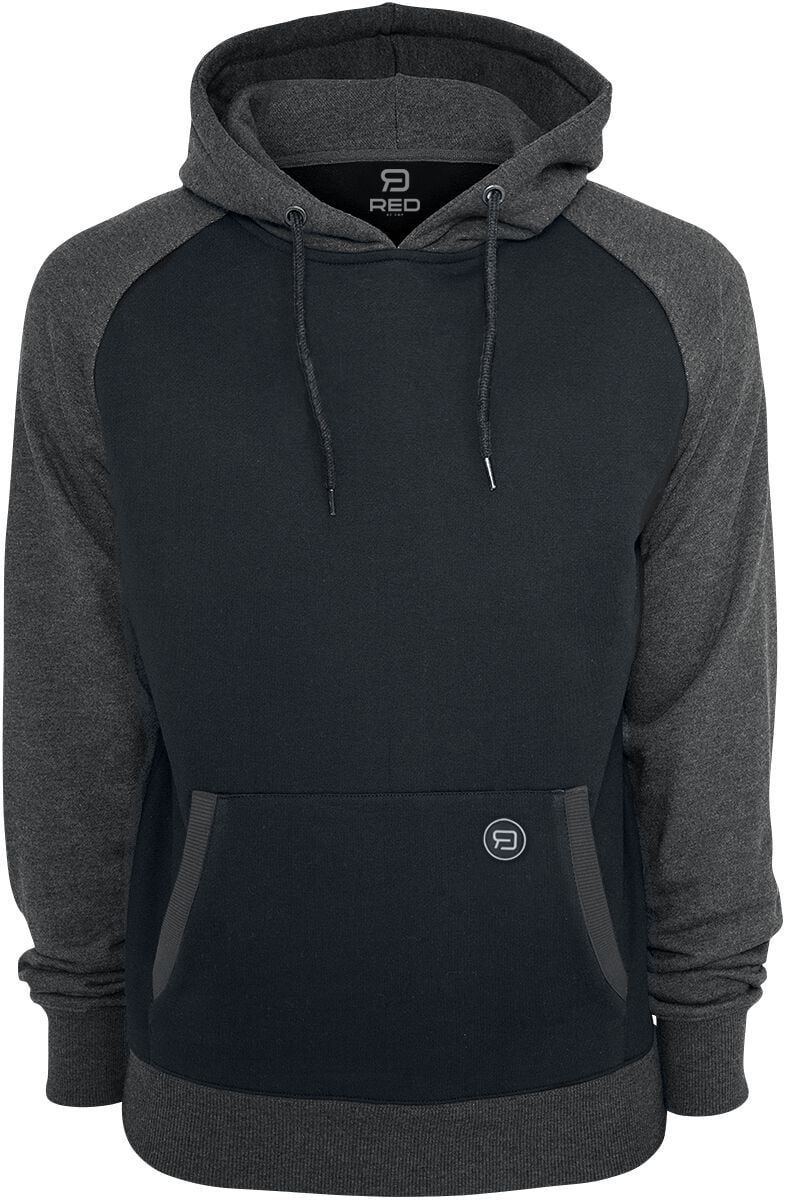 Sweat-shirt à capuche  de RED by EMP - Sweat À Capuche Raglan - S à 5XL - pour Homme - noir/anthracite - RED by EMP