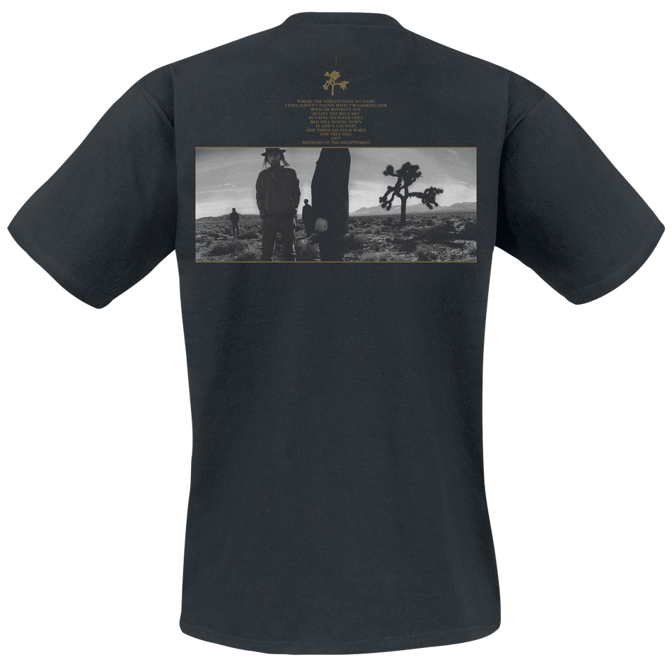 T-Shirt Manches courtes  de U2 - Joshua Tree - S à XXL - pour Homme - noir - U2 - View 2
