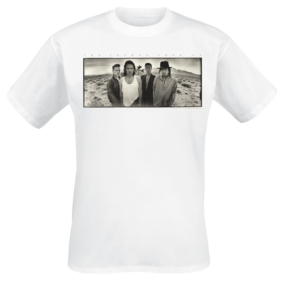 T-Shirt Manches courtes  de U2 - Joshua Tree - S à XXL - pour Homme - blanc - U2