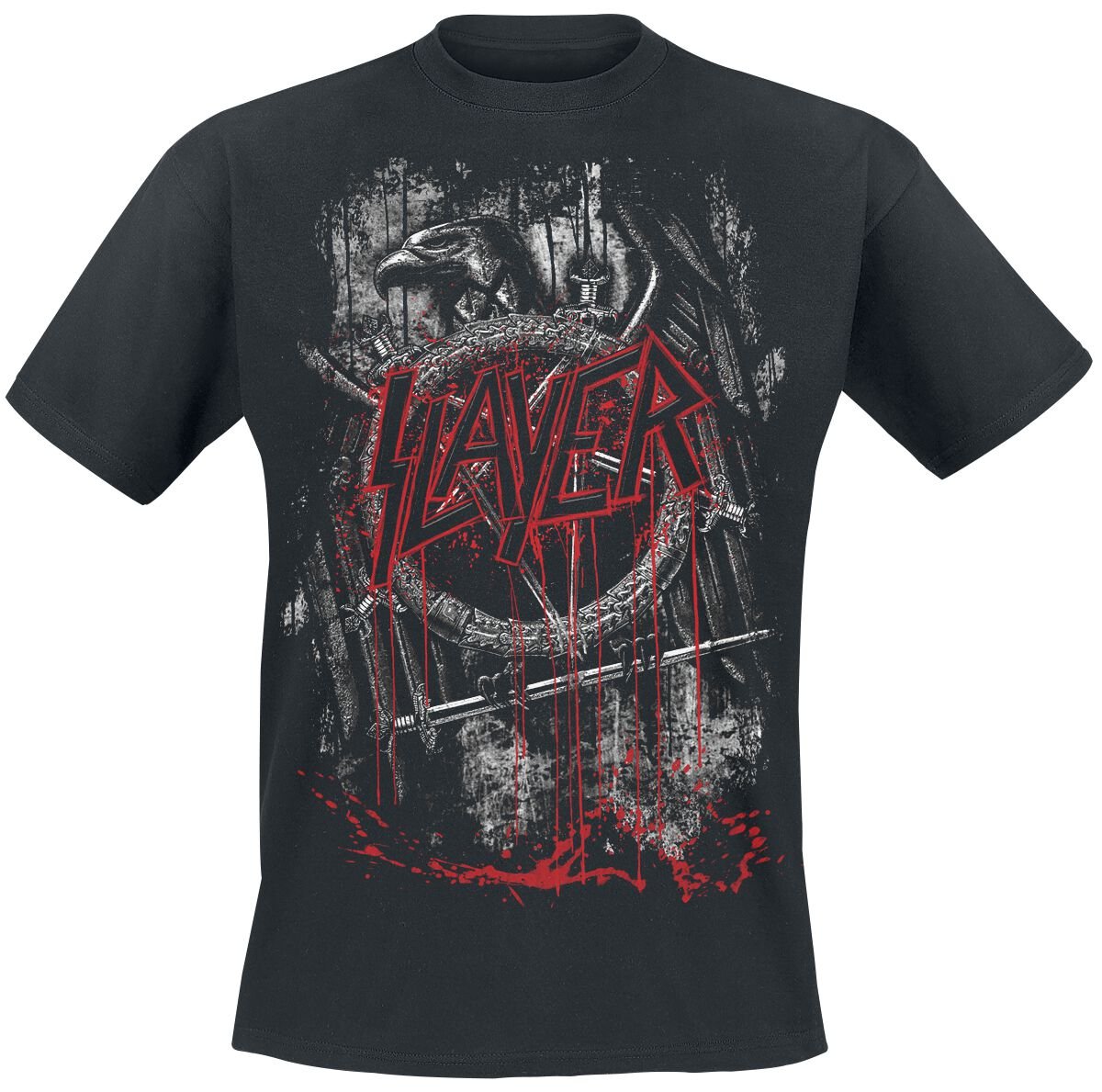 T-Shirt Manches courtes  de Slayer - Dripping Eagle - S à 4XL - pour Homme - noir - Slayer