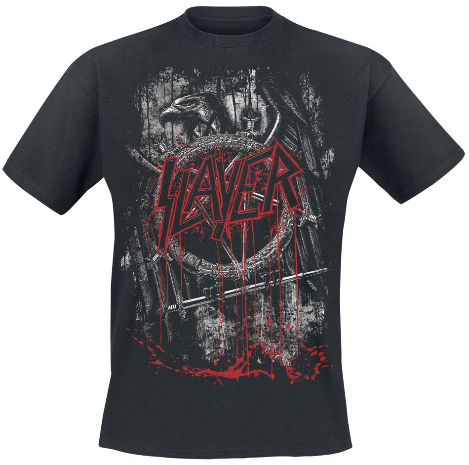 T-Shirt Manches courtes  de Slayer - Dripping Eagle - S à 4XL - pour Homme - noir - Slayer