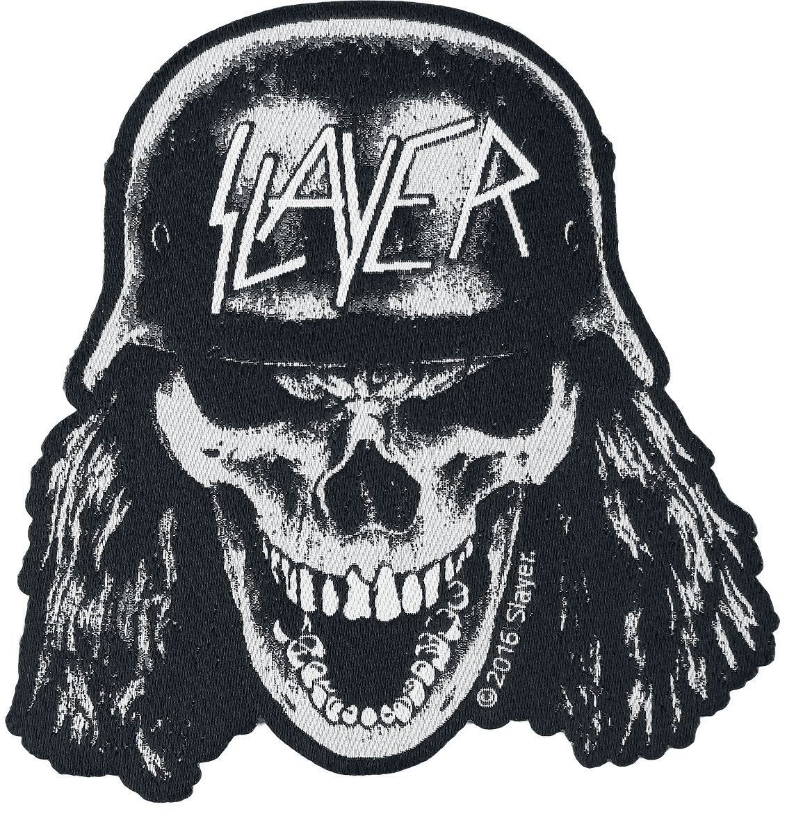Patch  de Slayer - Wehrmacht Skull - pour Indifférent - noir/blanc - Slayer