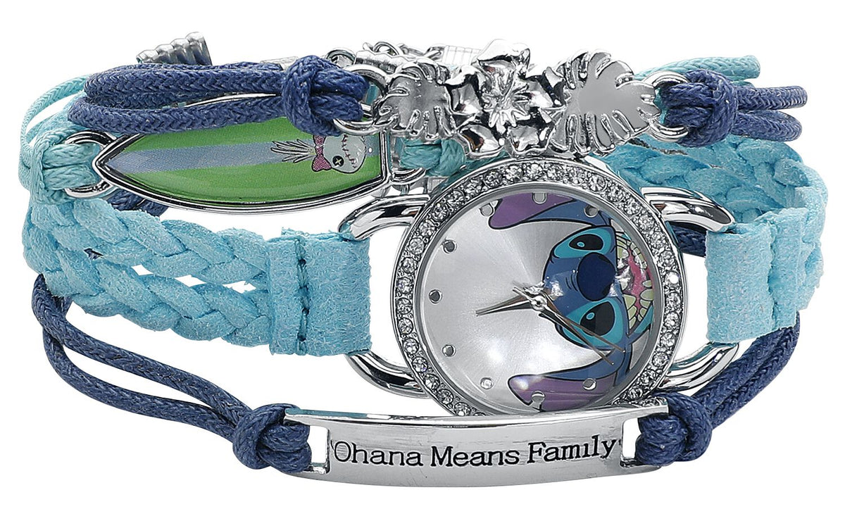 Montres bracelets Disney de Lilo & Stitch - Stitch - pour Femme - bleu - Lilo & Stitch
