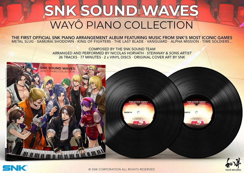 SNK Sound Waves Wayô Piano Collection - Front Cover