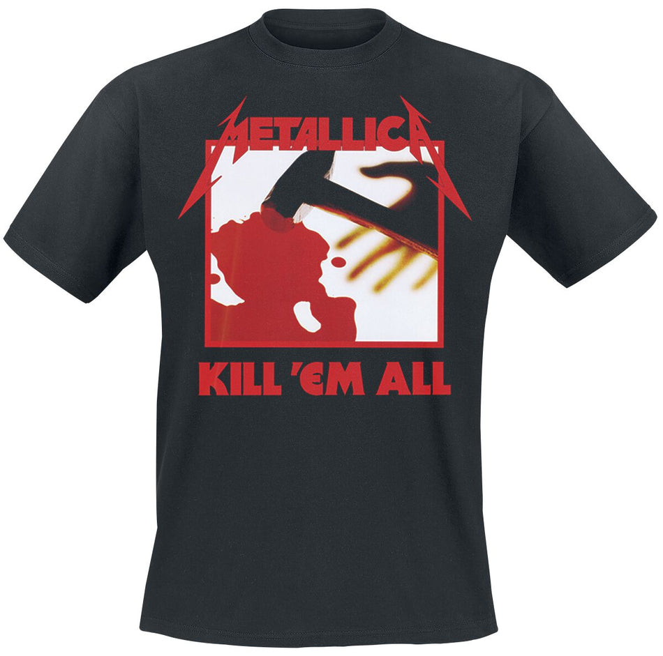 T-Shirt Manches courtes  de Metallica - Kill 'Em All - S à 4XL - pour Unisexe - noir - metallica