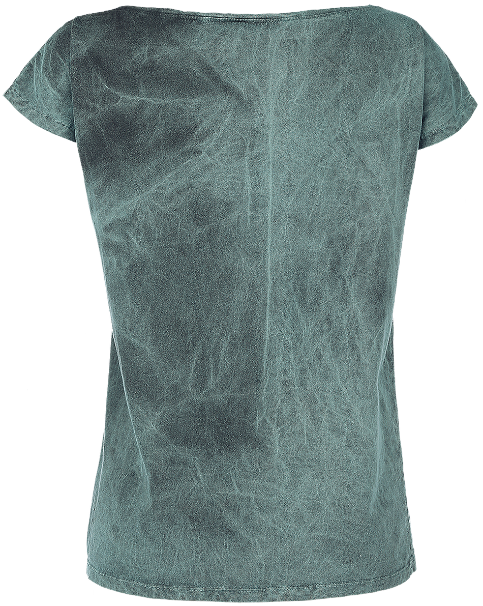 T-Shirt Manches courtes  de Outer Vision - Skeleton Lovers - S à 4XL - pour Femme - turquoise - Outer Vision - View 2