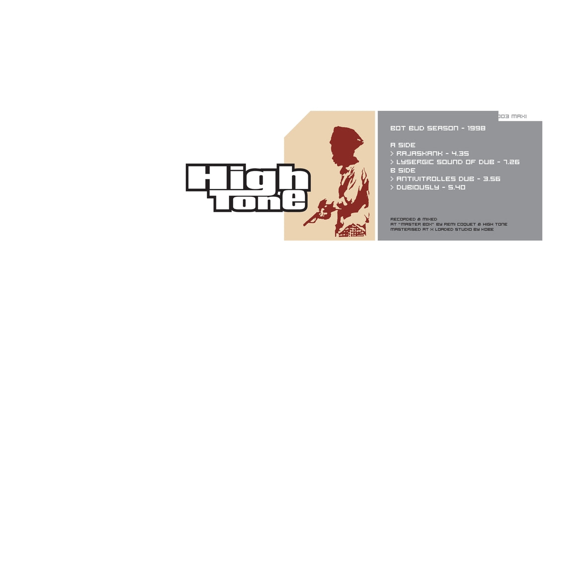 BOT BUD SEASON (LP) - Front Cover