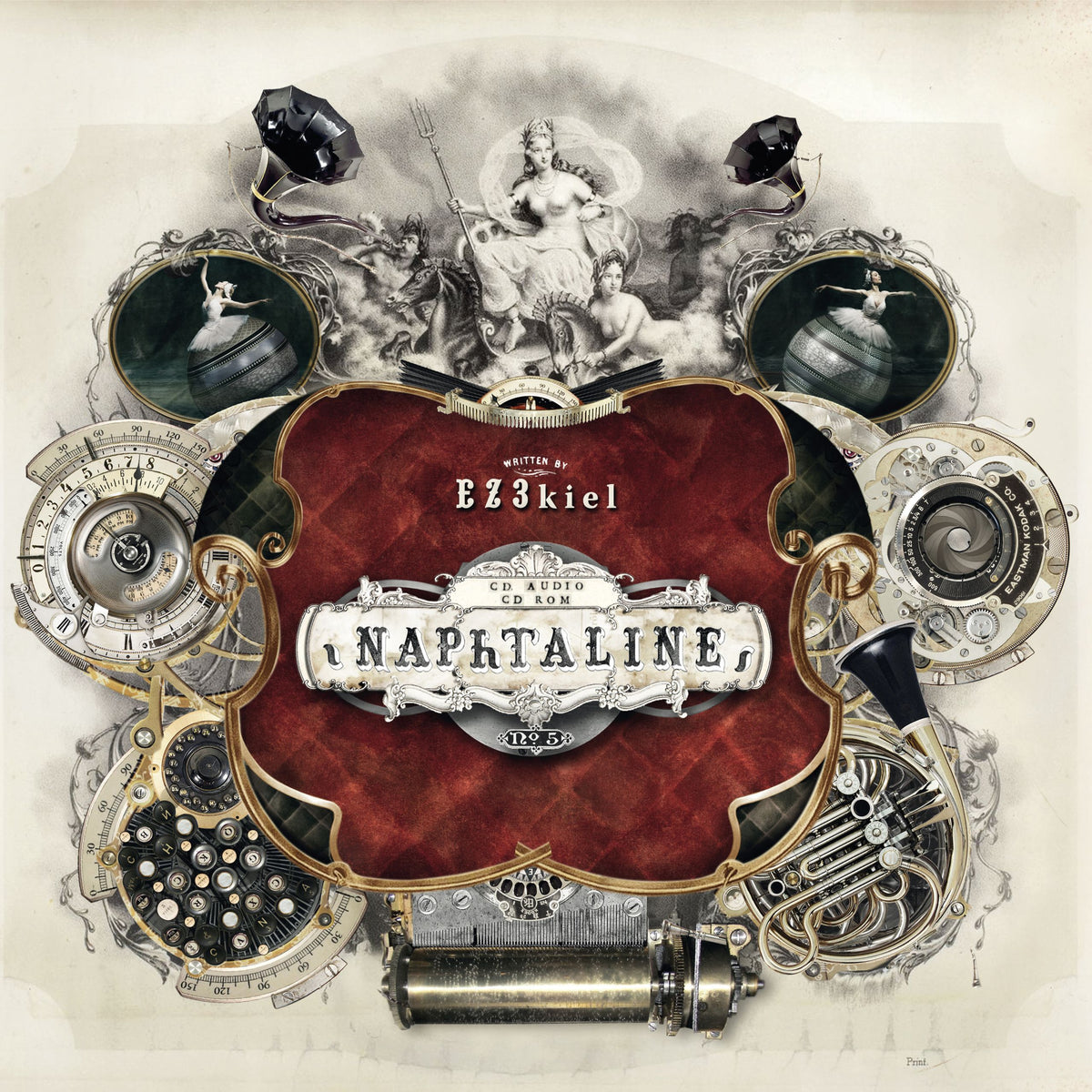 NAPHTALINE (double vinyl - double pochette - gatefold) - Front Cover