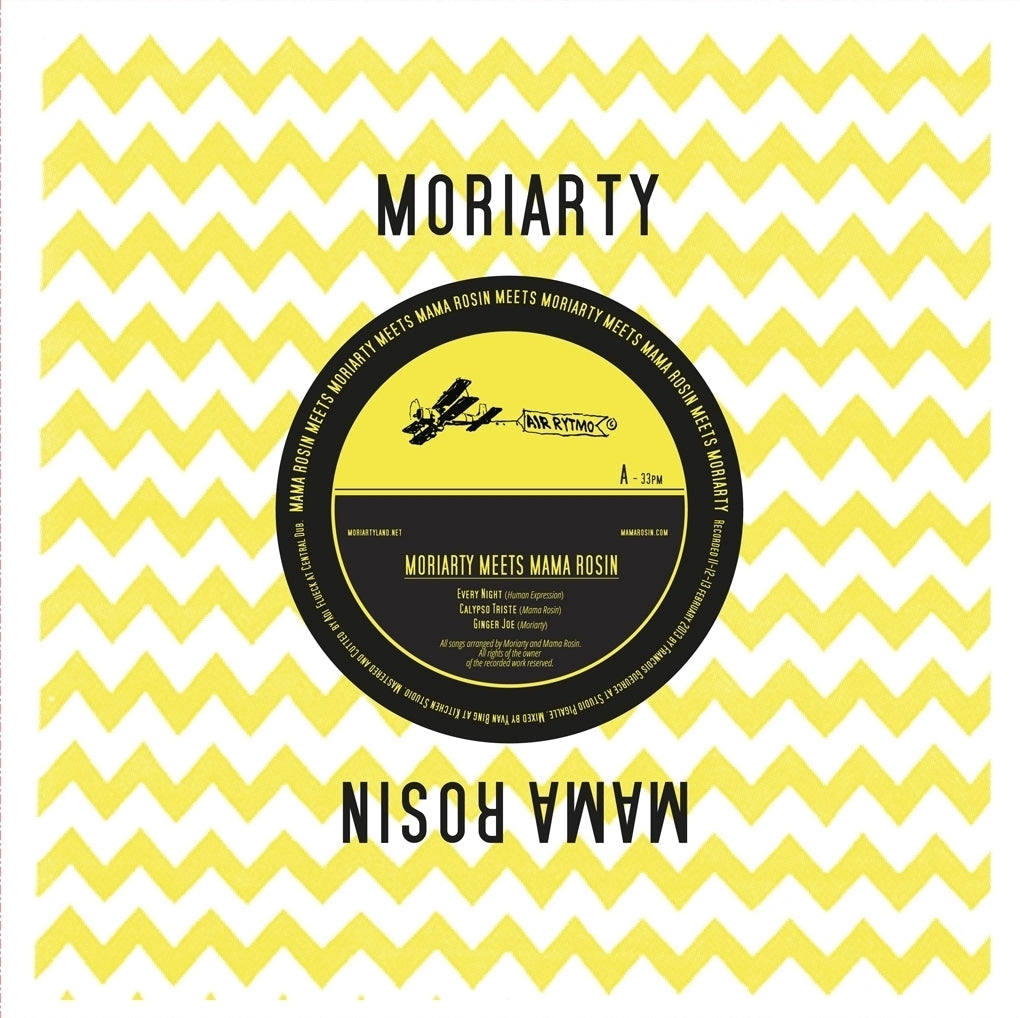 MORIARTY meets MAMA ROSIN (Vinyle 10") - Front Cover