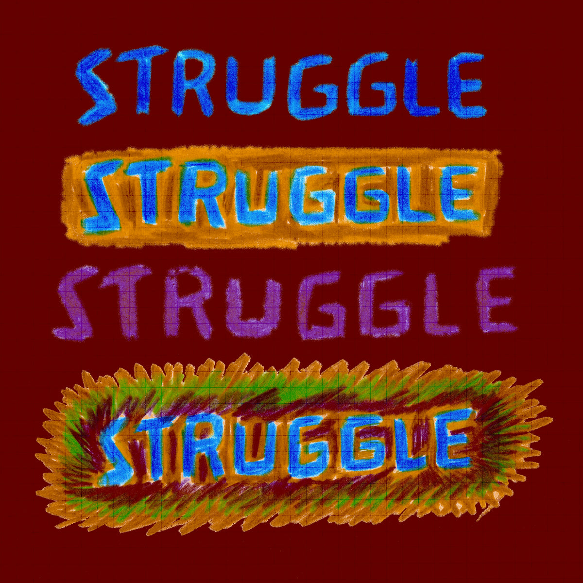 STRUGGLE (eponyme) vinyle) - Front Cover