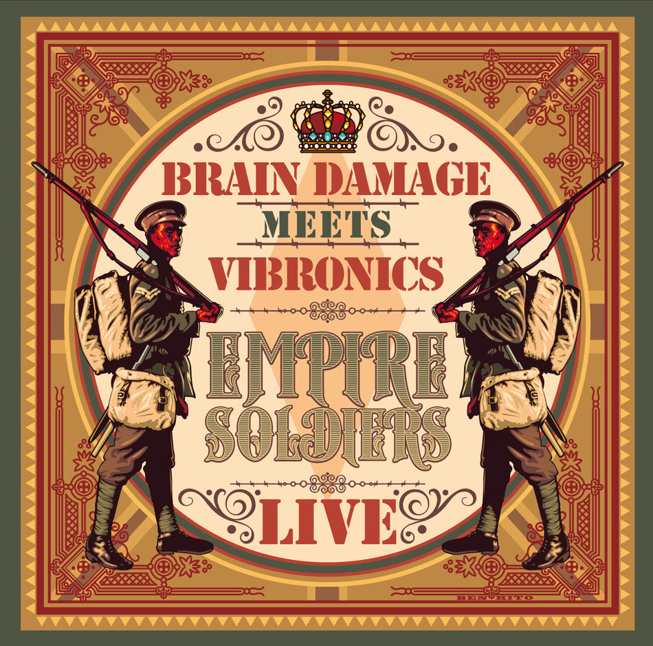 EMPIRE SOLDIERS LIVE (double vinyl) - Front Cover