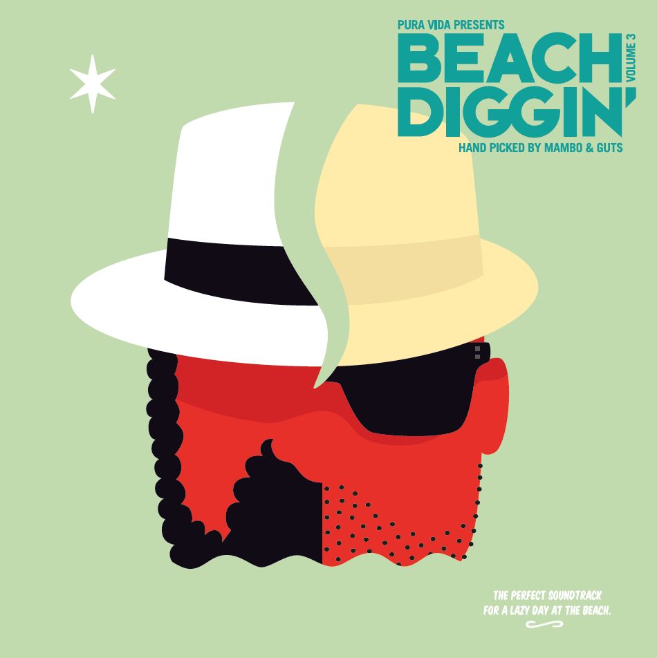 BEACH DIGGIN' VOL 3 (vinyl) - Front Cover