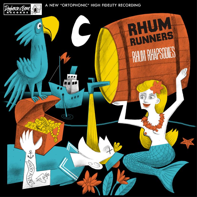 RHUM RHAPSODIES (vinyl) + ON THE ROCKS (45T) - Front Cover