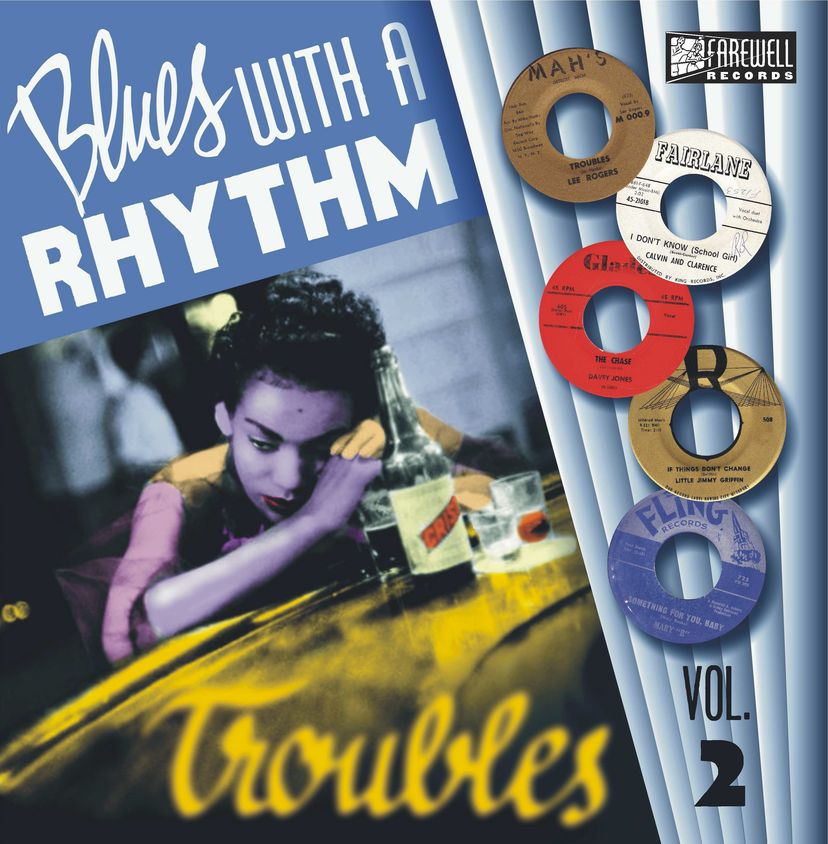 BLUES WITH A RHYTHM VOL 2 - TROUBLES (vynil) - Front Cover