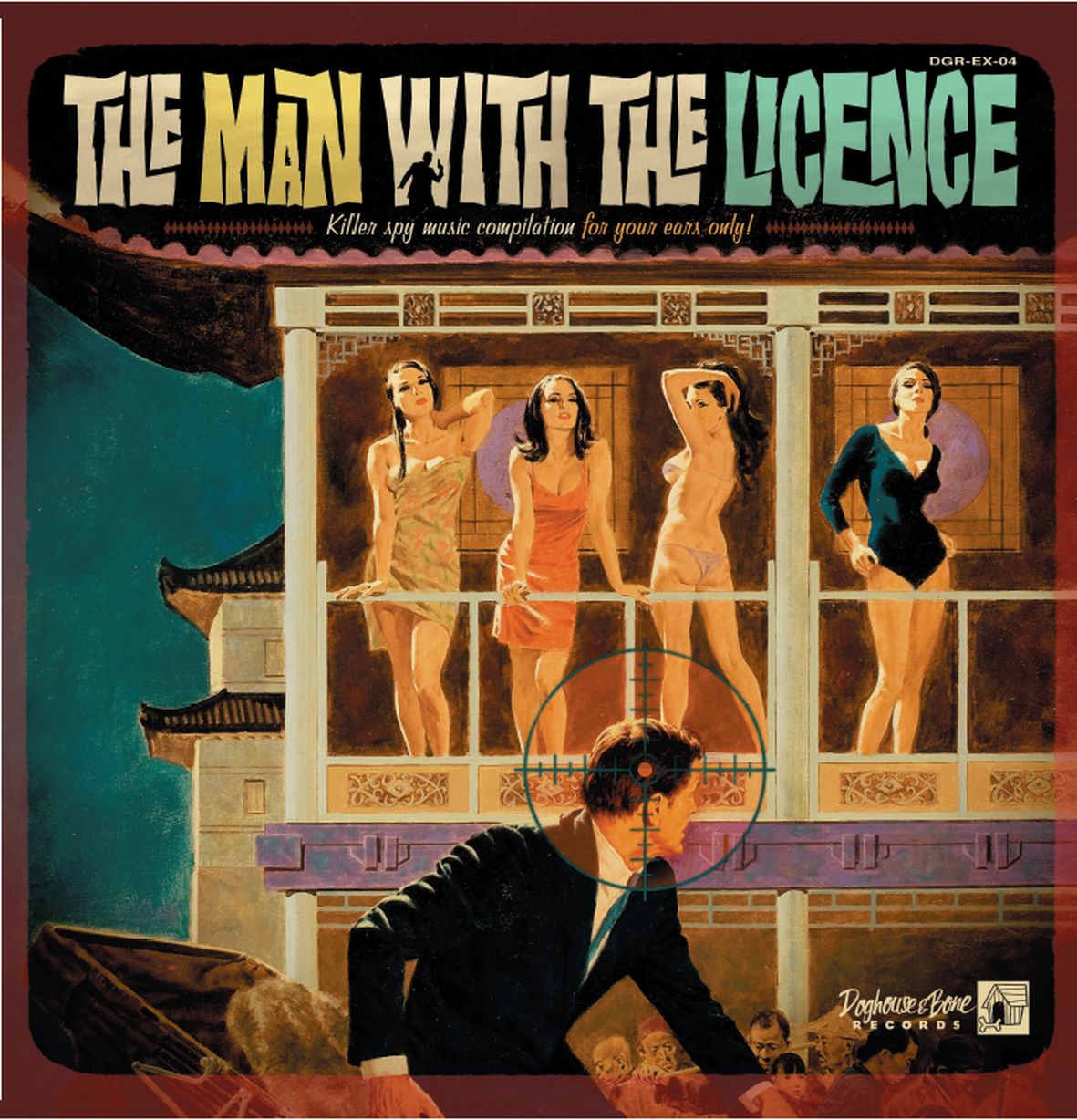 THE MAN WITH THE LICENCE (vinyl) - Front Cover