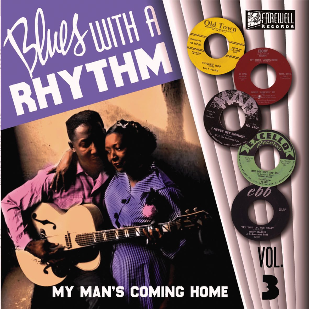 BLUES WITH A RHYTHM - Vol 3 - My man is coming home (vinyl) - Front Cover