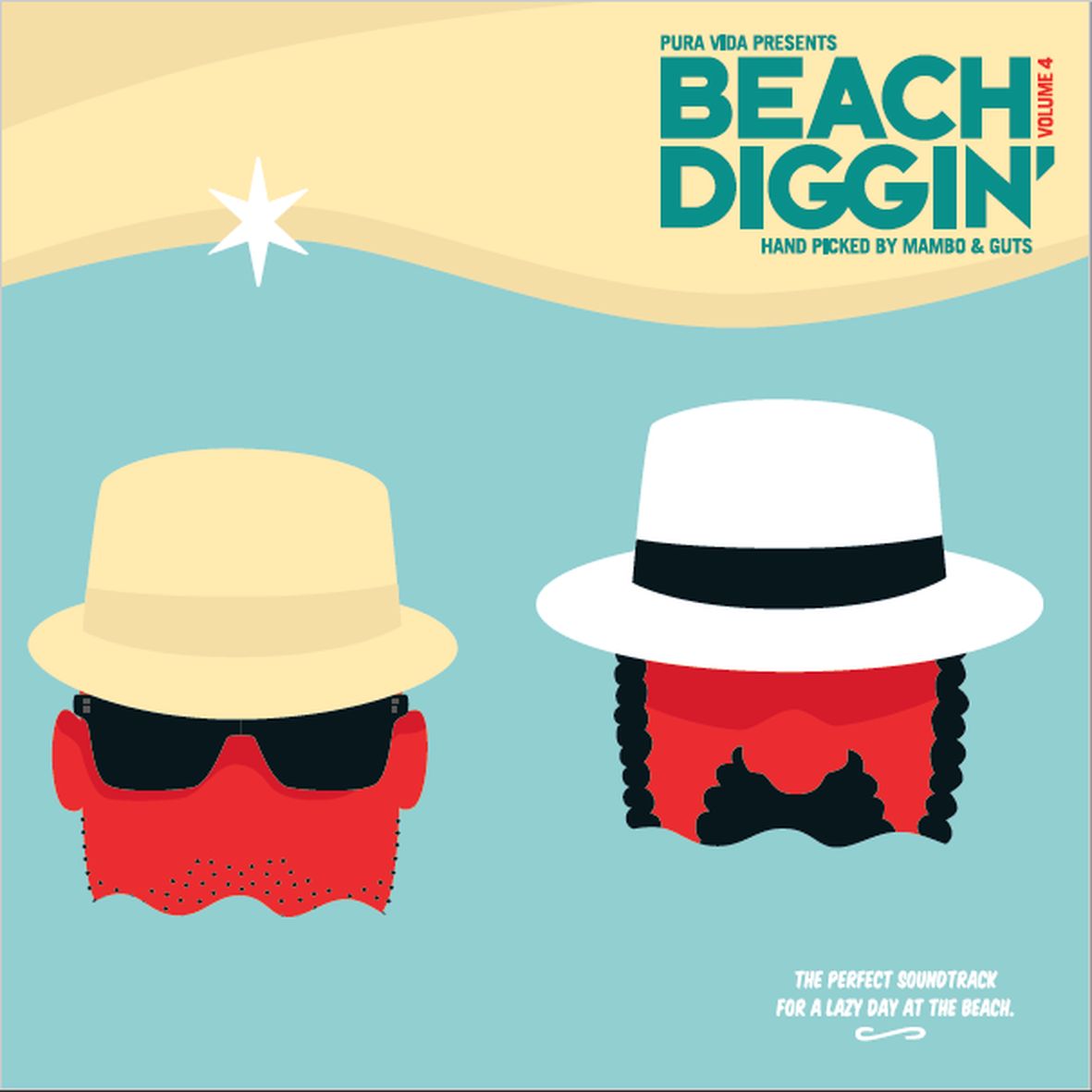 BEACH DIGGIN' VOL 4 (vinyl) - Front Cover